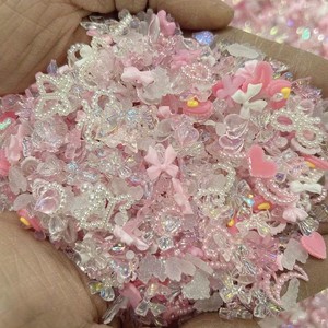 Микс декорация в розово - 50 броя